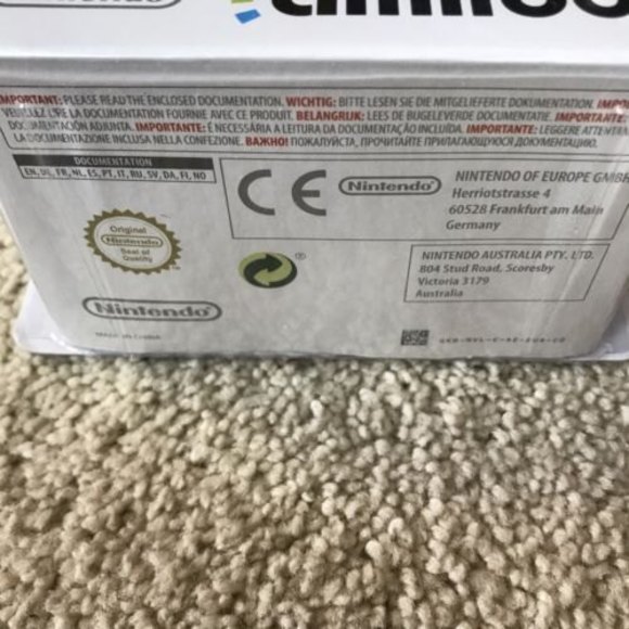 Light Blue Yarn Yoshi Amiibo Eu Version New Sealed - Picture 5 of 5